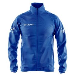 Kurtka Givova Rain Basico niebieska. Niebieskie kurtki męskie Givova, xs, bez wzorów, sportowe, bez kaptura. Za 50.00 zł.
