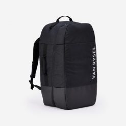 Plecak Van Rysel Competition 60 L. Czarne plecaki męskie VAN RYSEL, bez wzorów, z materiału. Za 319.99 zł.