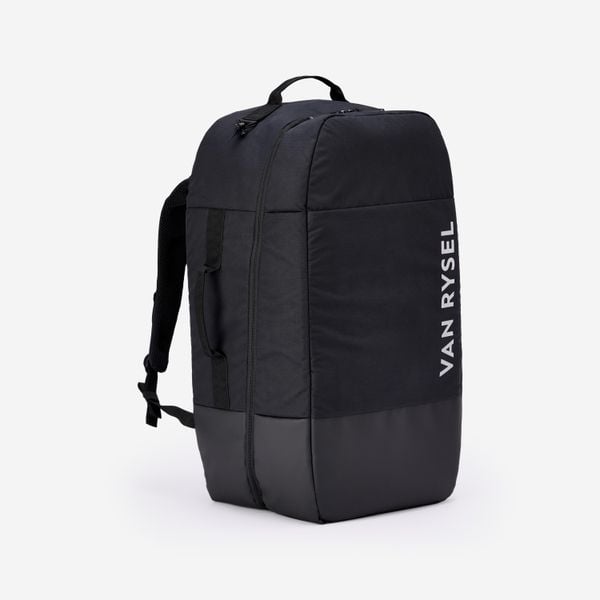 Plecak Van Rysel Competition 60 L. Czarne plecaki męskie VAN RYSEL, bez wzorów, z materiału. Za 319.99 zł.