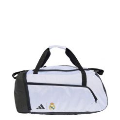 Torba Real Madrid Home Duffel. Białe torby na ramię męskie Adidas, z materiału, na ramię. Za 235.10 zł.