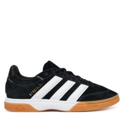Buty halowe adidas. Czarne buty sportowe męskie Adidas, bez wzorów, bez zapięcia. Za 399.99 zł.