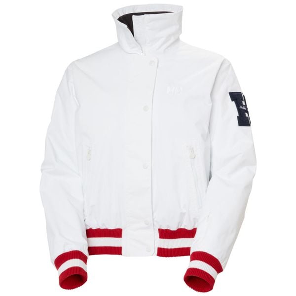 Damska kurtka narciarska Helly Hansen Apres Varsity. Białe kurtki sportowe damskie Helly Hansen, na zimę, s, bez wzorów, bez ramiączek, bez kaptura, narciarskie. W wyprzedaży za 1,314.50 zł.