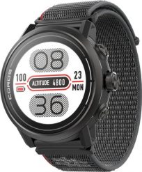 Zegarek sportowy Coros Apex 2 Czarny (WAPX2-BLK). Czarne zegarki sportowe COROS, bez wzorów. Za 1,487.03 zł.