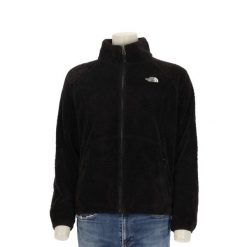Kurtka polarowa damska The North Face Osito. Czarne kurtki sportowe damskie The North Face, l, bez wzorów, z materiału, bez ramiączek, bez kaptura, trekkingowe. Za 212.96 zł.