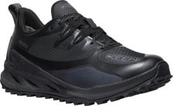 Buty damskie Keen Zionic WP W Black/Black. Czarne obuwie trekkingowe damskie 909, z materiału, bez zapięcia. Za 565.99 zł.