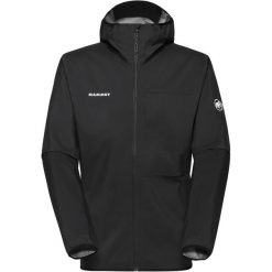 Kurtka z membraną męska Mammut Ducan Light HS Hooded Jacket. Czarne kurtki męskie Mammut, m, bez wzorów, bez kaptura. Za 768.99 zł.