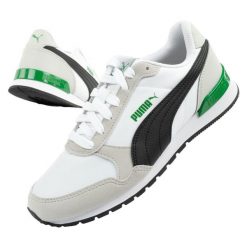 Buty sportowe męskie Puma ST Runner v2 NL. Białe buty sportowe męskie Puma, bez wzorów, ze skóry ekologicznej, bez zapięcia. Za 179.00 zł.