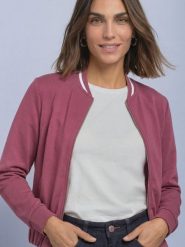 Street One bluza z kapturem Kobiety Modal różowy, 46. Czerwone bluzy damskie Street One, bez wzorów, sportowe, bez ramiączek, z kapturem. Za 299.95 zł.