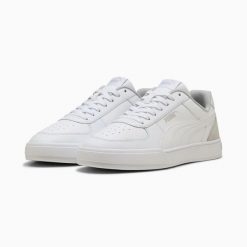 Puma Buty Caven Mix 39939810. Białe obuwie sportowe damskie Puma, bez wzorów, bez zapięcia. Za 209.99 zł.