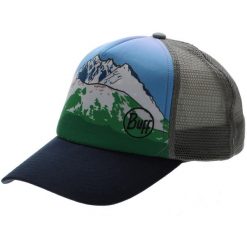 Czapka z daszkiem BUFF TRUCKER CAP GERLACHOVSKY STIT 2023. Czarne czapki damskie Buff, bez wzorów, sportowe. W wyprzedaży za 104.93 zł.