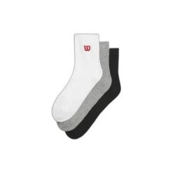 Skarpetki Wilson U Qtr (x3). Białe skarpetki damskie Wilson, bez wzorów, z materiału. Za 149.00 zł.