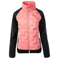 Pikowana Kurtka Ocieplana Damska Julimar. Czarne kurtki sportowe damskie ELBRUS, m, bez wzorów, z puchu, bez ramiączek, bez kaptura, trekkingowe. Za 307.99 zł.