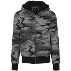 Miejska klasyczna parka na zamek błyskawiczny. Czarne parki męskie Urban Classics, m, bez wzorów, z wełny, eleganckie, bez kołnierzyka, bez kaptura. Za 310.60 zł.
