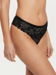 Hunkemöller Stringi Sophia 300460 Czarny. Czarne majtki damskie Hunkemöller, z syntetyku. Za 49.99 zł.