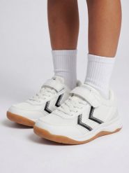 Buty halowe Hummel Multiplay Flex VC 2.0. Czerwone obuwie trekkingowe damskie Hummel, z materiału, bez zapięcia. Za 216.50 zł.