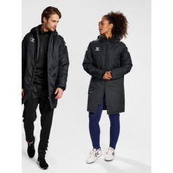 Kurtka parka HML CORE XK BENCH JACKET. Czarne kurtki damskie Hummel, m, bez wzorów, eleganckie, bez kaptura. Za 280.00 zł.