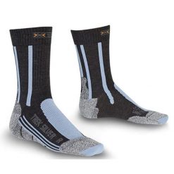 Skarpety trekkingowe damskie X-socks Trekking Silver. Czarne skarpetki damskie X-Socks, bez wzorów. Za 43.00 zł.