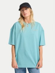 Billabong T-Shirt Reach For Sunshine EBJZT00478 Turkusowy Loose Fit. Niebieskie t-shirty damskie Billabong, xl, bez wzorów, z bawełny, bez kołnierzyka, bez ramiączek. Za 189.99 zł.