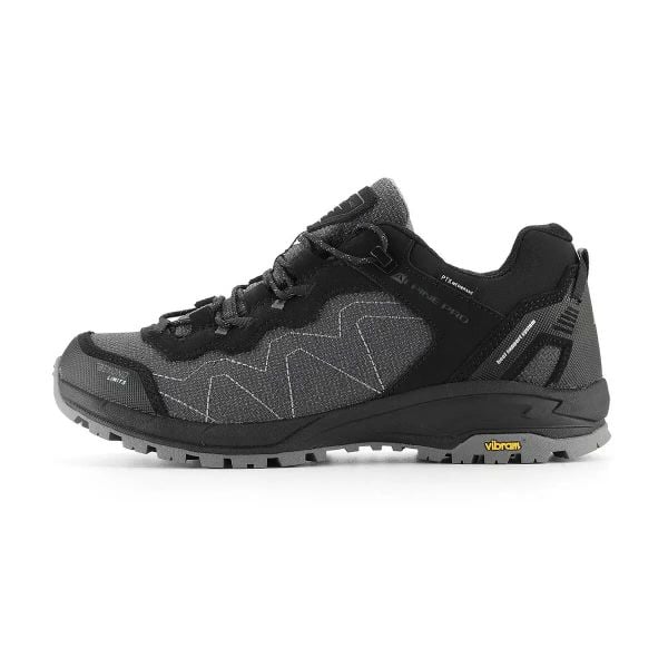 Buty niskie trekkingowe unisex Alpine Pro Ibane 2 Vibram. Czarne obuwie trekkingowe damskie Alpine Pro, z gumy, przed kostkę, bez zapięcia. Za 519.00 zł.