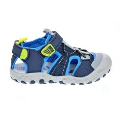 Sandały GIOSEPPO ADRANO Niebieski. Niebieskie sandały męskie Gioseppo, na lato, bez wzorów, z syntetyku, bez zapięcia. Za 159.99 zł.