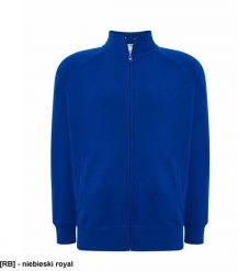 JHK - Elastyczne ściągacze prążek 1x1 przy rękawach i dole bluzy niebieski royal 2XL. Niebieskie bluzy męskie JHK, m, bez wzorów, bez ramiączek, bez kaptura. Za 63.57 zł.