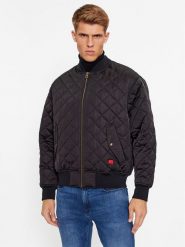 Hugo Kurtka bomber Bonod2341 50496402 Czarny Regular Fit. Czarne kurtki męskie Hugo, m, bez wzorów, z syntetyku, bez kaptura. Za 1,109.00 zł.
