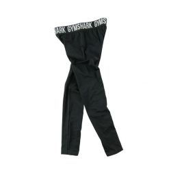 Second life - Legginsy damskie do jogi Gymshark - Jak nowy. Czarne legginsy damskie GYMSHARK, l, bez wzorów, z materiału, do biegania. Za 106.46 zł.