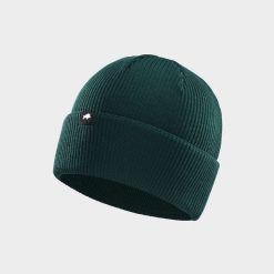 Czapka zimowa DZIK® zielona. Zielone czapki damskie DZIK, na zimę, bez wzorów, z wełny. Za 119.99 zł.