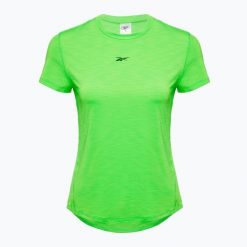 Koszulka Reebok Rbk-Chill Athletic Tee. Zielone bluzki damskie REEBOK FITNESS, bez wzorów, sportowe, bez kołnierzyka, bez ramiączek. Za 99.99 zł.