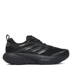Buty do biegania adidas. Czarne obuwie sportowe damskie Adidas, bez wzorów, bez zapięcia, do biegania. Za 711.99 zł.