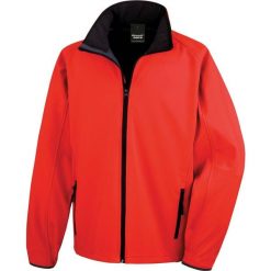 Kurtka Result Softshell Printable. Czarne kurtki męskie RESULT, xl, bez wzorów, z poliesteru, bez kaptura. Za 124.45 zł.
