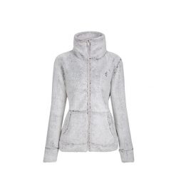Polar Bluza damska rozpinana AULP NORLIN z kołnierzem. Czarne bluzy damskie Aulp, bez wzorów, z polaru, bez ramiączek, bez kaptura. Za 239.99 zł.