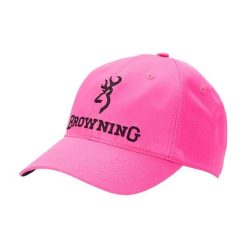 Czapka z daszkiem Browning Pink Blaze. Czerwone czapki damskie Browning, bez wzorów, sportowe. Za 156.50 zł.