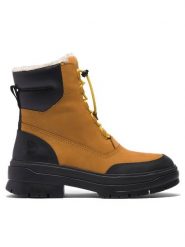 Timberland Trapery Brooke Valley Winter Wp TB0A5XZR2311 Brązowy. Brązowe trapery damskie Timberland, z nubiku, bez zapięcia. Za 929.99 zł.