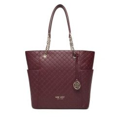 Torebka Nine West. Czerwone shopperki damskie Nine West, bez wzorów, bez dodatków. Za 269.99 zł.