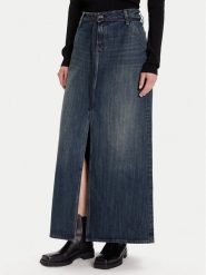G-Star Raw Spódnica jeansowa D25979-D577 Granatowy Baggy Fit. Niebieskie spódnice damskie G-Star Raw, bez wzorów, z bawełny, retro. Za 459.99 zł.
