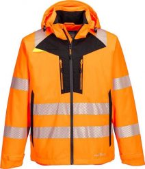 Kurtka męska Portwest DX462 - Ostrzegawcza kurtka przeciwdeszczowa DX4 - żółty 4XL. Żółte kurtki męskie Portwest, m, bez wzorów, bez kaptura. Za 400.96 zł.