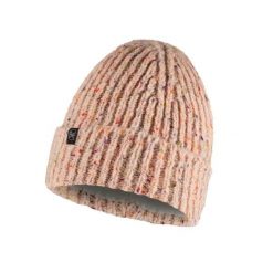 Czapka wełniana Buff Lifestyle Knitted & Fleece Band Hat. Białe czapki damskie Buff, na jesień, bez wzorów, z wełny. Za 139.99 zł.