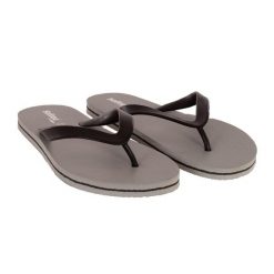 Klapki Softee Coconut szaro-czarne. Czarne klapki damskie Softee, na lato, bez wzorów, z gumy, bez obcasa, na płaskiej podeszwie, bez zapięcia. Za 133.99 zł.