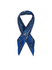 LAUREN RALPH LAUREN Chusta jedwabna Paisley Sandwashed 454P09786001 Niebieski. Niebieskie rękawiczki damskie Lauren Ralph Lauren, bez wzorów, z jedwabiu. Za 519.99 zł.