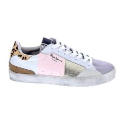 Tenisówki Pepe Jeans Model Lane Sweet W Kolor Nadruk Zwierzęcy. Białe trampki i tenisówki damskie Pepe Jeans, bez wzorów, z jeansu, bez zapięcia. Za 368.25 zł.