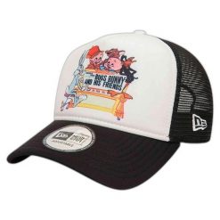 Czapka z daszkiem New Era Bugs Bunny and Friends Trucker 60565412. Czarne czapki damskie New Era, bez wzorów. Za 125.00 zł.