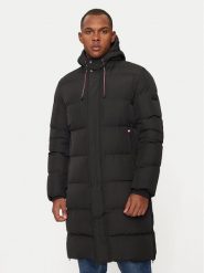 Hechter Paris Płaszcz zimowy 45018 142213 Czarny Regular Fit. Czarne kurtki męskie Hechter Paris, na zimę, m, bez wzorów, z syntetyku, bez kołnierzyka, bez kaptura. Za 1,399.00 zł.