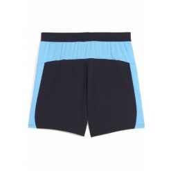Młodzieżowe szorty Olympique Marsylia 25/26 PUMA New Navy Luminous Blue. Niebieskia szorty damskie Puma, bez wzorów, młodzieżowe. Za 179.00 zł.