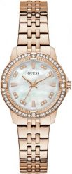 Zegarek Guess Zegarek damski Guess GW1027L4 CYRKONIE różowe złoto. Czerwone zegarki damskie Guess, złote. Za 849.00 zł.