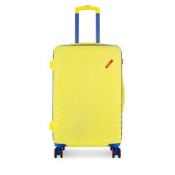 Walizka średnia Semi Line. Żółte walizki damskie Semi-line, bez wzorów, średnie. Za 189.99 zł.