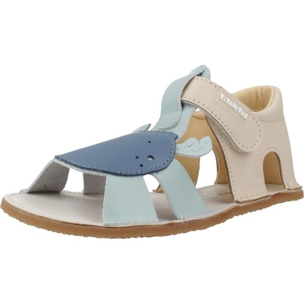 Sandały TITANITOS L560 CANGREJO Niebieski. Niebieskie buty zimowe męskie TITANITOS, bez wzorów, ze skóry, bez zapięcia. Za 169.99 zł.