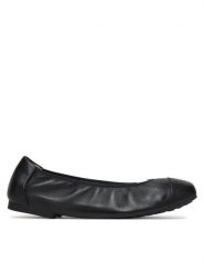 Caprice Baleriny 9-22117-46 Czarny. Czarne balerinki damskie Caprice, bez wzorów, ze skóry, bez obcasa, bez zapięcia. Za 231.99 zł.