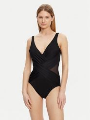 Miraclesuit Strój kąpielowy Solid Crossover 6516689 Czarny. Czarne stroje kąpielowe damskie Miraclesuit, bez wzorów, z syntetyku. Za 779.99 zł.
