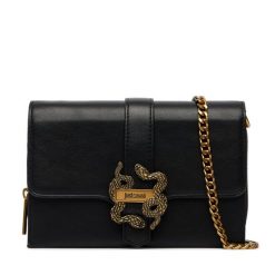 Portfel Just Cavalli. Czarne portfele damskie Just Cavalli. Za 689.99 zł.